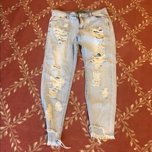 Really soft trendy gripped jeans